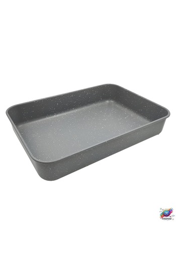 ANGMAD Oven Tray, anthracite grey, 36x25.5x6cm, non-stick coating