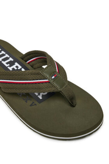 Tommy Hilfiger Men's Flip-Flops FM0FM05436 Red