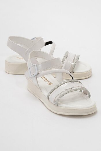 CCWAY AYAKKABI Children's Sandals 30-35 White