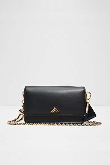 Aldo Fiteverything - Women's Black Chain Handle Magnet Closure Small Size Crossbody Bag