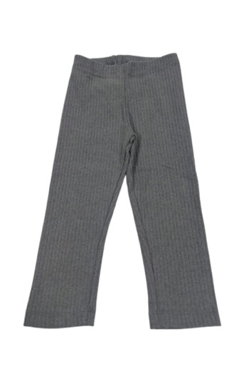 Cevval Minigirls Lycra Cotton Corded Leggings with Elastic Waist
