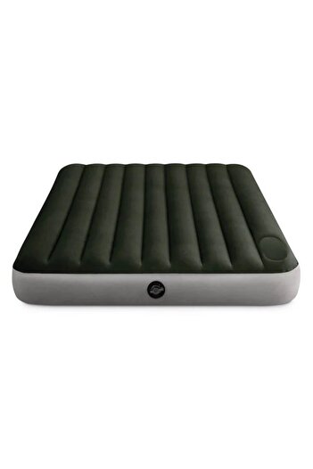 divendi-ro Inflatable mattress, for 2 persons, with pump, dimensions 1.52x0.25x2.03m, gray