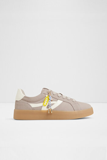 Aldo Mtl72Sneaker-L - Women's Light Gray Genuine Leather Sneaker