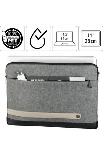 Hama Laptop Sleeve 196602 Terra, 13.3" (Gray)