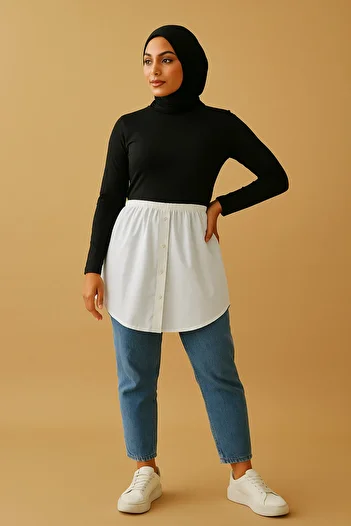 mirach Pocket Detail Shirt Underskirt Casual Chic and Comfort with Modern Shirt Look Skirt
