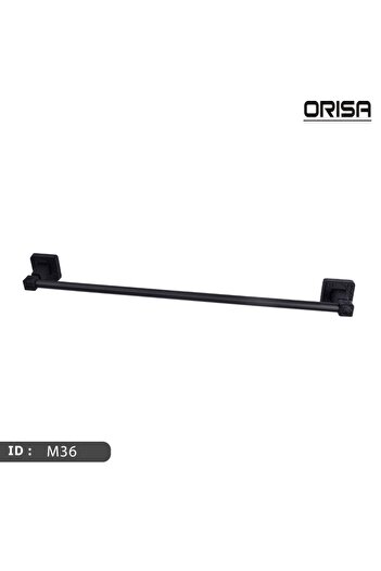 Orisa Black Single Towel Holder -