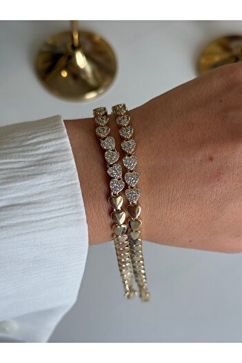 HOUSEKİ Jewelled Heart Bracelet