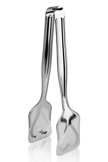 Kitchen Damys Set of 3 Steel Stainless Serving Tongs Pasta Tongs, Pastry Tongs, Salad Tongs
