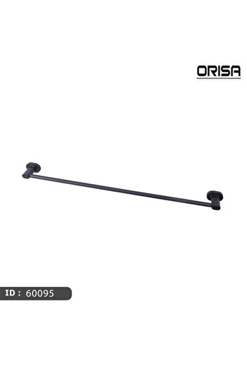 Orisa Single Black Towel Holder