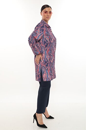 TUNİK Women's Patterned Slit