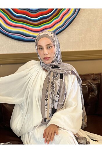 Modakaşmir Lipa Pattern Bamboo Shawl