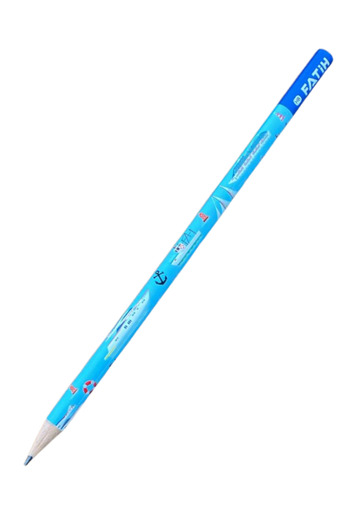 Fatih Patterned Round 3-Piece Pencil Set