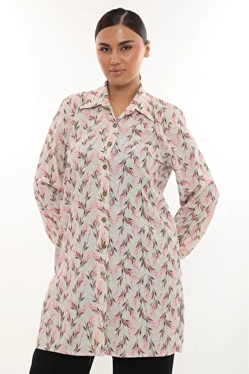 TUNİK Women's Patterned Slit