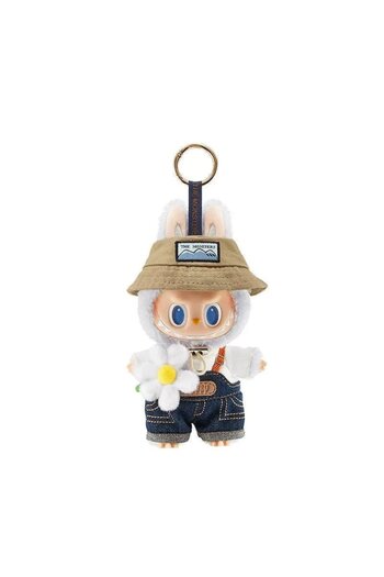 LABUBU Stuffed Toy, Labubu, Spring Wild at Home, 17 cm, White
