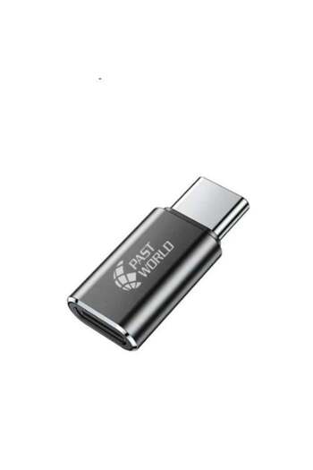 PAST WORLD iPhone to Type-C Adapter Black PAST WORLD -PX-J109