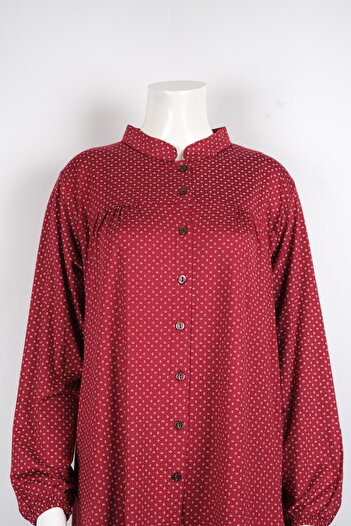 MUSTÜN Moon Patterned Viscose Shirt
