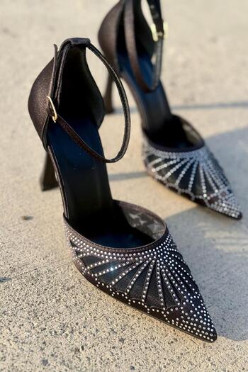 yezy shoes High Thin Heeled Stone Heeled Shoes Comfortable Stiletto