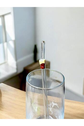 Arsglass Coffee Figured Glass Handmade Pipette Set of 6 Eco-Friendly