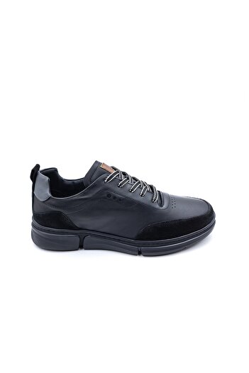 MARCOMEN Genuine Leather 45 46 47 Size Large Size Lightweight Design Men's Black Color Comfort Shoes