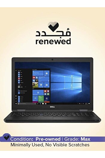 Dell Latitude E5580 2018 15.6-inch Intel Core i5 7th Gen 8 GB 256 GB Black Windows