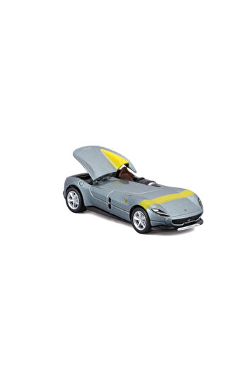 Maisto Metal Car Model - Ferrari Monza SP1, Scale 1:64 (Silver)