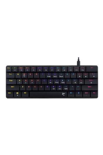 white shark Tastatură mecanică cu fir pentru gaming White Shark NAGAMAKI, comutator RED, geantă de mână compactă, protecție completă anti-ghosting