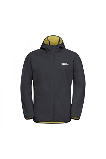 Jack Wolfskin 1307471 Bornberghoody Water Resistant Coat Gray Men's Coat