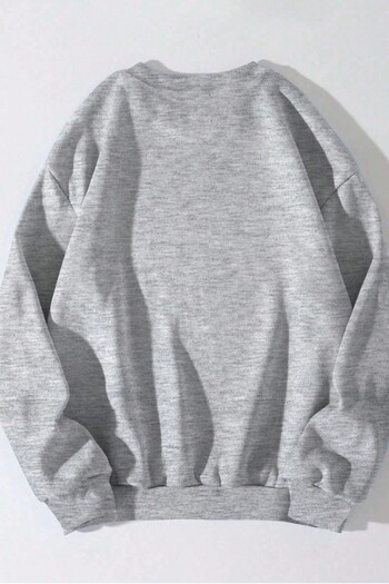 MODAGEN Unisex Grimelanj Milano Printed Crew Neck Oversize Sweatshirt