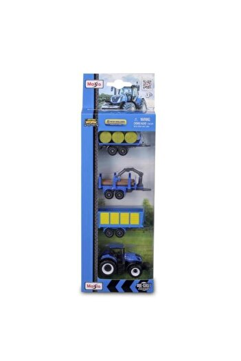 Maisto - Set 4 agricultural vehicles New Holland
