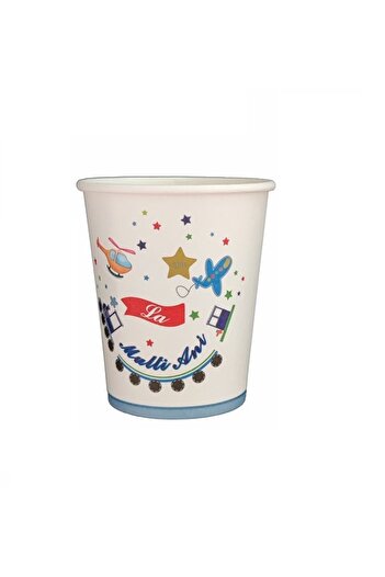 SDX Market Set of 8 cardboard party cups, 8.5 cm, 175 ml