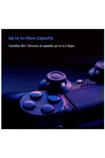 Linksys Rețea wireless inteligentă Mesh pentru întreaga casă MX8400, WiFi 6, Tri Band, 4200 Mbps, pachet de 2 (alb)