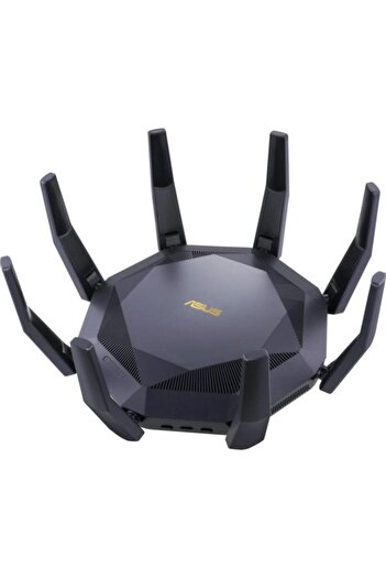 ASUS Router Wireless RT-AX89X, Gigabit, WiFi 6, Dual Band, 6000 Mbps, 8 Antene externe (Negru)