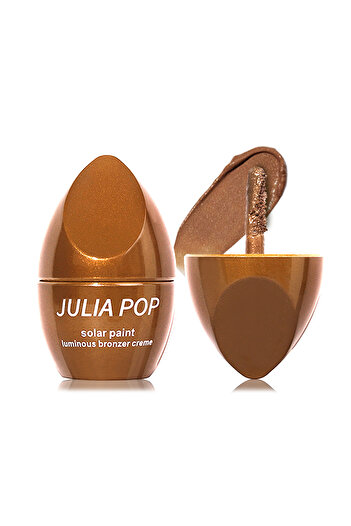 JULIA POP Face Contour Cream, Natural Matte Waterproof Luminous Bronzer Cream, Face Contour Illuminator Makeup