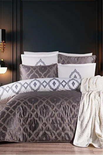 Çeyiz Diyarı Dowry Land İlayda 10 Piece Dowry Set Anthracite