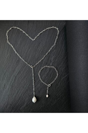 Abundo 925 silver bracelet Pearl of Hearts