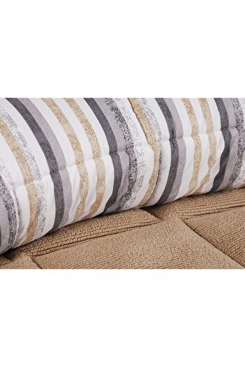 Evim Alves Double Sided Double Quilt Set Beige 200X220Cm
