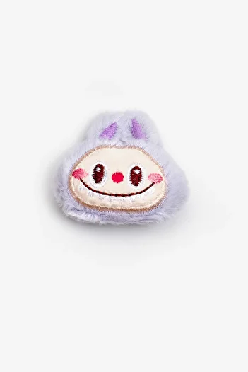 Le Mabelle Lilac Plush Toy Figured Girl's Clip Buckle