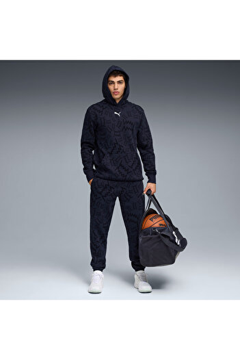 Puma Ανδρικό φούτερ Teamjaws Post Game σε μπλε ναυτικό χρώμα (689536-04)