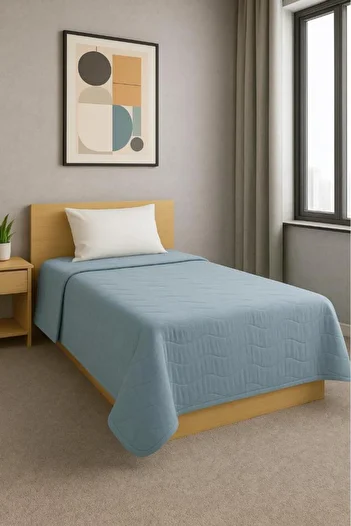 Miabella Home Single Pique Quilted Single Bedspread Single Pique Bedspread Capit