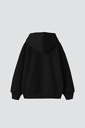 Sekizbiraltı Pink Panther V2 Μπασέλας Oversize Unisex Μαύρο Hoodie