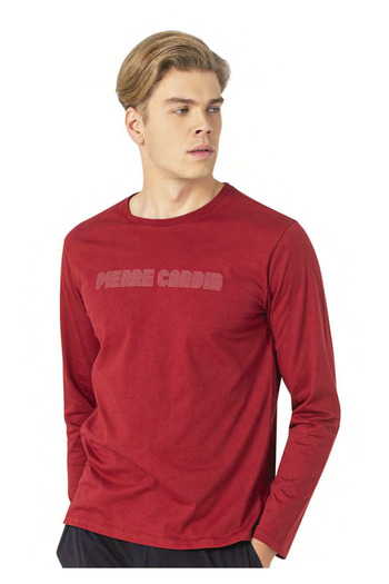 Pierre Cardin Men's New Season Long Sleeve Cotton Pajama Set Ch.Pc.6.093.C0