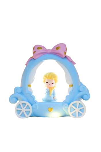 Generic BLISSPARCE®LPrincess Castle Night Light Figurine, Decorative Bedside Lamp, Crown Design, Assorted P