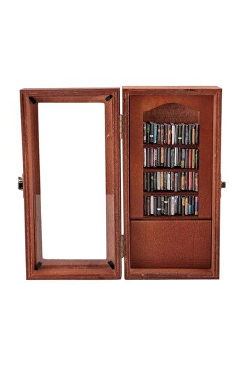 Generic Mini Book Cabinet, Anxiety Relief Decorative Bookshelf with Bookstorm Statuette, Artistic Shelf Orn