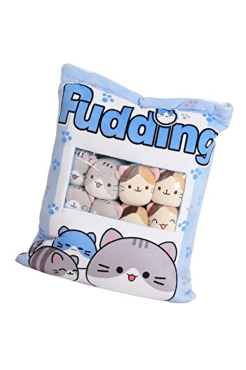 Generic X spring Cute Cat Snack Pillow, Snack Pillow, Stuffed Animal Toys Pillows Bag Fluffy Hugging pillow