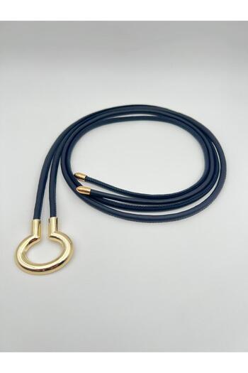 Descoin Cord Women's Belt, Jacket Belt, Dress Belt, Rope Belt
