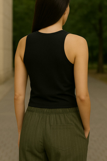 FV Undershirt Camisole Cotton Blend Piping Undershirt