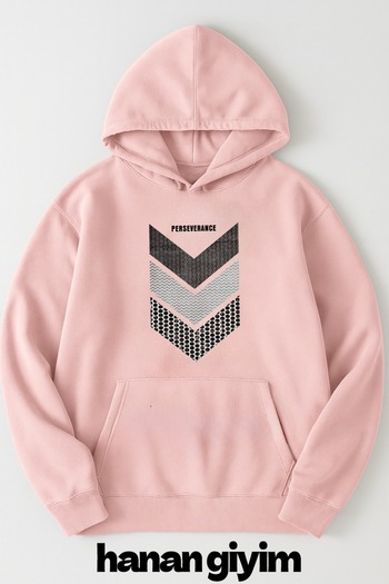 bellanova - Unisex "3 Thread Hooded Sweatshirt" "Perseverance" Printed