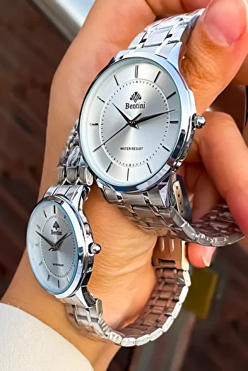 Bentini Original Couple Men Women Set with 2 Years Warranty Co-Chelic Watch + Bracelet Gift