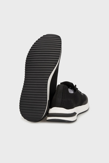Armani Exchange Logolu Çorap Görünümlü Sneaker Ayakkabı Erkek AYAKKABI XM001681 AF17358 UC001