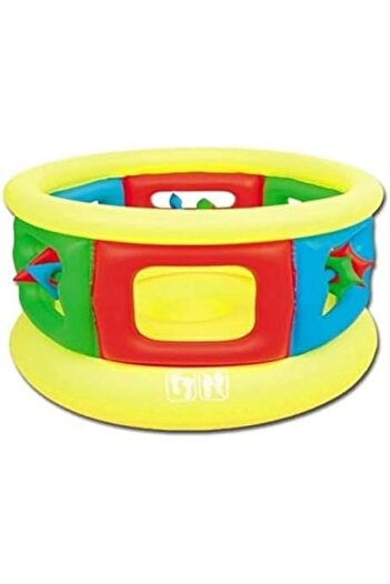 BESTWAY Jumping Bed Inflatable Bouncer Trampoline For Kids - 52056, 60 x 42, 3-6 Years